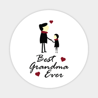 Best Grandma Ever - Mother's Day or Birthday Gift Magnet